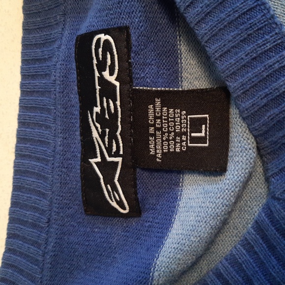 Blue Striped Alpinestars Sweater - Picture 5 of 16